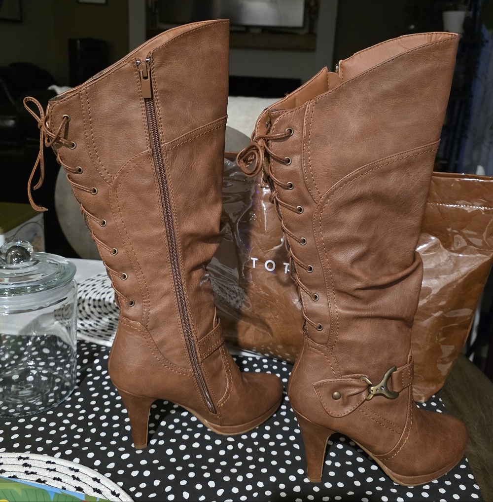 Womens High Heel Boots - Picture 3 of 5